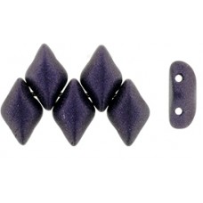 DG-7 GemDuo бусины 8х5мм Metallic Suede - Dk Purple (79022MJT) - 50гр