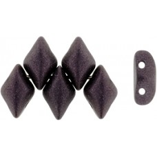 DG-7 GemDuo бусины 8х5мм Metallic Suede - Dk Plum (79083MJT) - 50гр