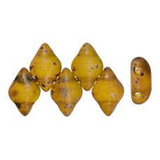 DG-7 GemDuo бусины 8х5мм Matte - Jonquil - Rembrandt (MRB80020) - 50гр