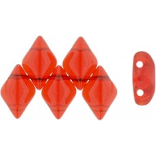 DG-7 GemDuo бусины 8х5мм Siam Ruby (90080) - 50гр