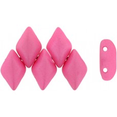 DG-7 GemDuo бусины 8х5мм Saturated Neon Pink (92606AL) - 50гр