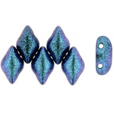 DG-7 GemDuo бусины 8х5мм Polychrome - Indigo Violet (94109JT) - 50гр