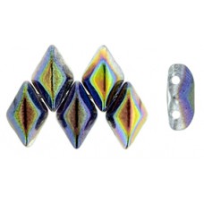 DG-7 GemDuo бусины 8х5мм Magic Line - Violet/Gray (95500CR) - 50гр