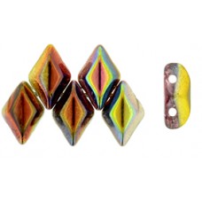 DG-7 GemDuo бусины 8х5мм Magic Line - Red/Yellow (95600CR) - 50гр