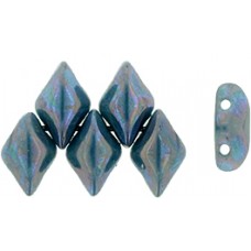 DG-7 GemDuo бусины 8х5мм Nebula - Opaque Turquoise (S7C63130) - 50гр