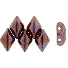 DG-7 GemDuo бусины 8х5мм Nebula - Opaque Red (S7C93200) - 50гр