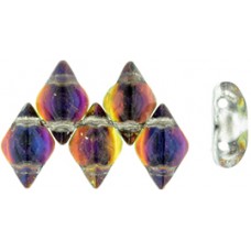 DG-7 GemDuo бусины 8х5мм Backlit - Vapor (S11C29942) - 50гр