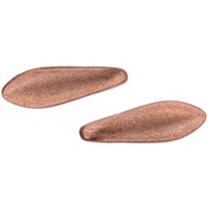 DG-10 Two Hole Daggers бусины 16х5мм Saturated Metallic Blooming Dahlia (05A07) - 600шт