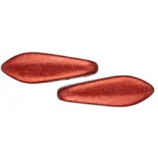 DG-10 Two Hole Daggers бусины 16х5мм Saturated Metallic Cherry Tomato (05A08) - 600шт