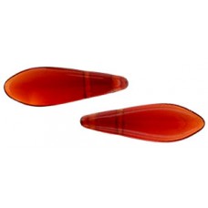 DG-10 Two Hole Daggers бусины 16х5мм Siam Ruby (90080) - 600шт