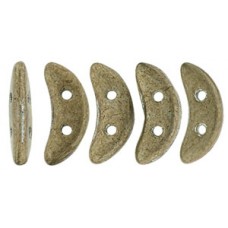 DG-9 Crescent бусины 10х3мм Saturated Metallic Khaki (77033CR) - 100гр