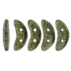 DG-9 Crescent бусины 10х3мм Polychrome - Gold Rush (94107JT) - 100гр