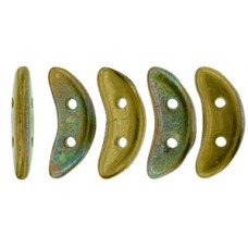 DG-9 Crescent бусины 10х3мм Oxidized Bronze Chartreuse (LH84020) - 100гр
