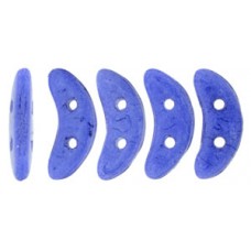 DG-9 Crescent бусины 10х3мм Opaque Snorkel Blue (S0004WH) - 100гр