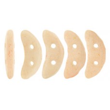 DG-9 Crescent бусины 10х3мм Opaque Peach Echo (S0005WH) - 100гр