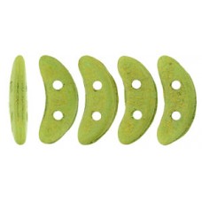 DG-9 Crescent бусины 10х3мм Pacifica - Avocado (S1005WH) - 100гр