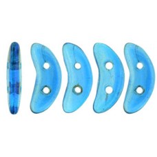 DG-9 Crescent бусины 10х3мм Luster Iris - Capri Blue (S1C60080) - 100гр