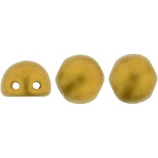 DG-9 Cabochon бусины 7мм Matte - Metallic Goldenrod (K0173JT) - 50гр