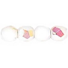 DG-2 Граненые Бусины 3мм Opaque White AB (X03000) - 1200шт