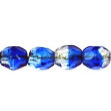 DG-2 Граненые Бусины 3мм Crystal/Cobalt (30091) - 1200шт