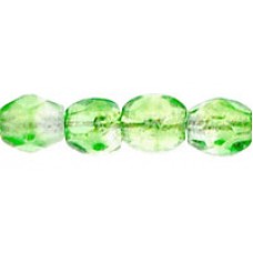 DG-2 Граненые Бусины 3мм Crystal/Prairie Green (50051) - 1200шт