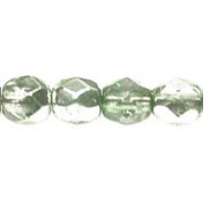DG-3 Граненые Бусины 4мм Coated - 1/2 Silver/Olivine (K2502CR) - 1200шт