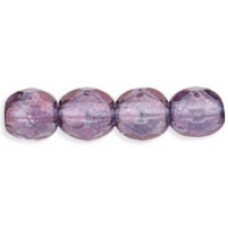 DG-3 Граненые Бусины 4мм Luster - Transparent Amethyst (LE00030) - 1200шт