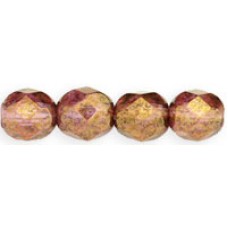 DG-3 Граненые Бусины 4мм Luster - Transparent Gold/Smokey Topaz (LG00030) - 1200шт