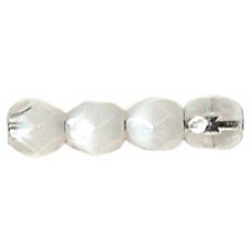 DG-3 Граненые Бусины 4мм Crystal/White (06000) - 1200шт