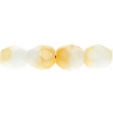 DG-3 Граненые Бусины 4мм White / Beige (07104) - 1200шт