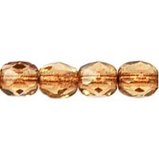 DG-3 Граненые Бусины 4мм Smoky Topaz - Copper-Lined (CL10230) - 1200шт
