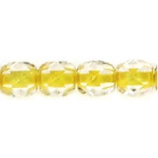 DG-3 Граненые Бусины 4мм Crystal - Yellow-Lined (LC44886) - 1200шт