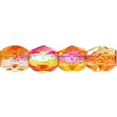 DG-3 Граненые Бусины 4мм Dual Coated - Orange/Pink (56810CR) - 1200шт