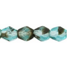 DG-3 Граненые Бусины 4мм Teal Tortoise (68116) - 1200шт