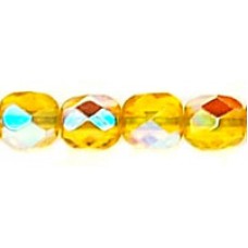 DG-3 Граненые Бусины 4мм Citrine Yellow AB (X80010) - 1200шт
