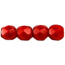 DG-3 Граненые Бусины 4мм Opaque Red (93200) - 1200шт