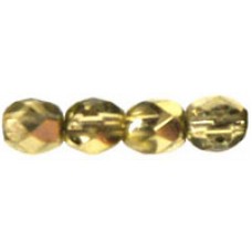 DG-3 Граненые Бусины 4мм Coated - Crystal Half Metal Lt Green (97356CR) - 1200шт