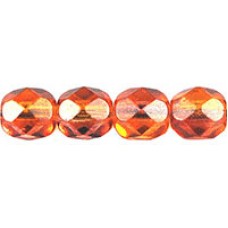 DG-4 Граненые Бусины 6мм Dual Coated - Red/Orange (K3815) - 600шт