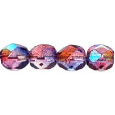 DG-4 Граненые Бусины 6мм Dual Coated - Pink/Blue AB (K4311) - 600шт