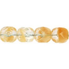 DG-4 Граненые Бусины 6мм Crystal/Milky Lt Topaz (16018) - 600шт