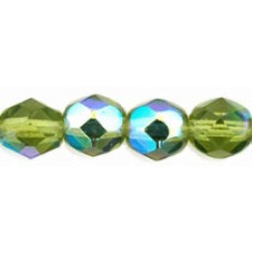 DG-4 Граненые Бусины 6мм Olivine AB (X50230) - 600шт