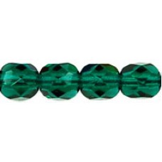 DG-4 Граненые Бусины 6мм Dk Emerald (50740) - 600шт