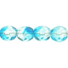 DG-4 Граненые Бусины 6мм Crystal/Aqua (60081) - 600шт