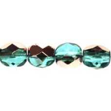 DG-4 Граненые Бусины 6мм Copper - Teal (C60110) - 600шт