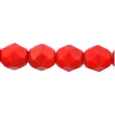 DG-4 Граненые Бусины 6мм Opaque Red (93200) - 600шт