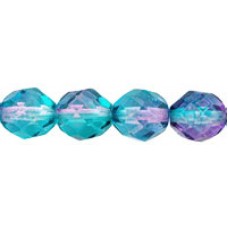 DG-5 Граненые Бусины 8мм Dual Coated - Pink/Blue (K3217) - 300шт
