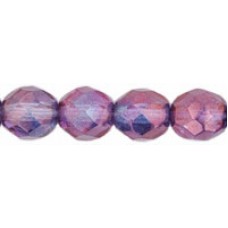 DG-5 Граненые Бусины 8мм Luster - Transparent Amethyst (LE00030) - 300шт