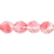 DG-5 Граненые Бусины 8мм Crystal/Rosaline (76028) - 300шт