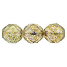 Граненые Бусины 12мм Luster - Transparent Gold/Smokey Topaz (LG00030) - 150шт