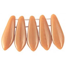 DG-10 Two Hole Daggers бусины 16х5мм Opaque Beige (13050) - 600шт